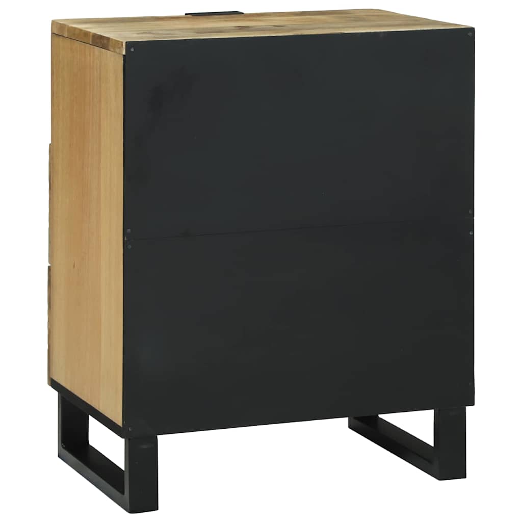 Table de chevet Naturel 50 x 33 x 62 cm Bois d'ingénierie - XIOS