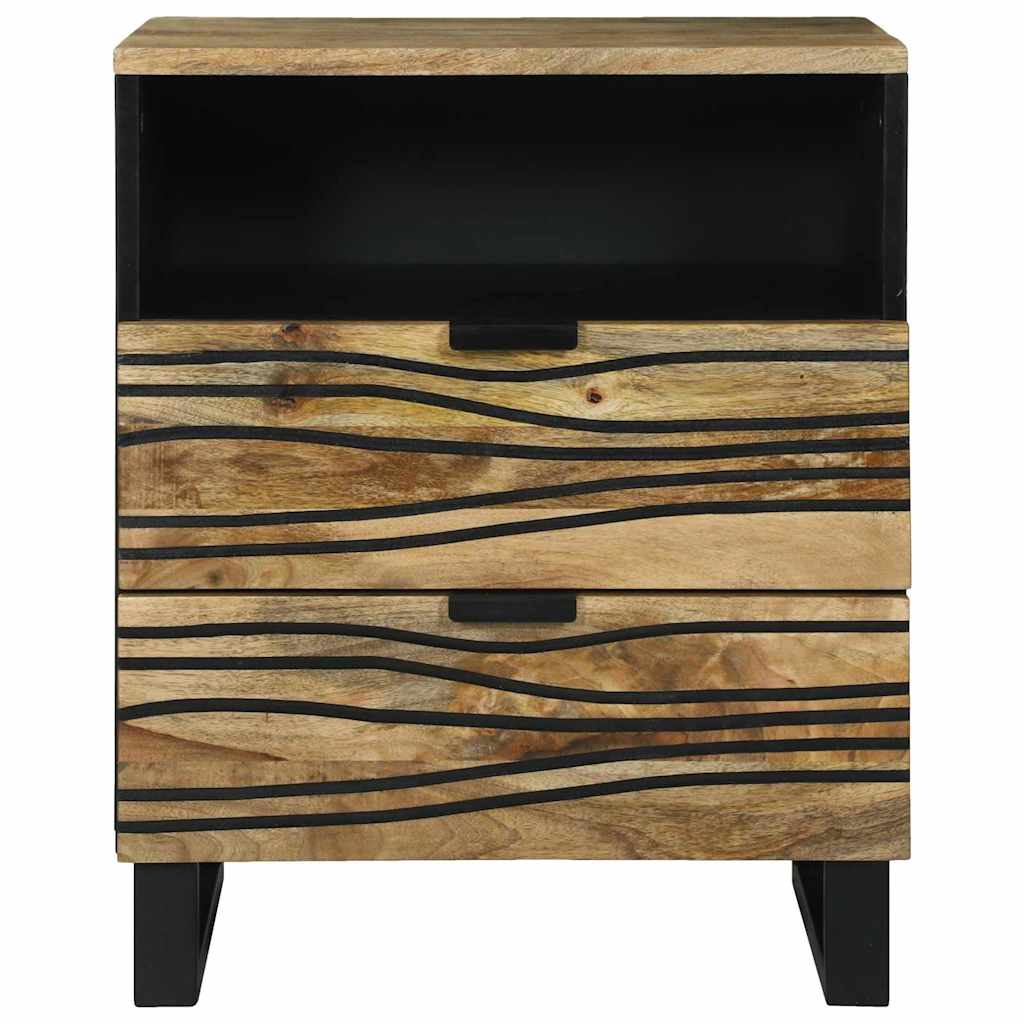 Table de chevet Naturel 50 x 33 x 62 cm Bois d'ingénierie - XIOS