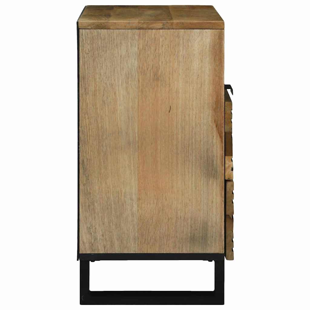 Table de chevet Naturel 50 x 33 x 62 cm Bois d'ingénierie - XIOS
