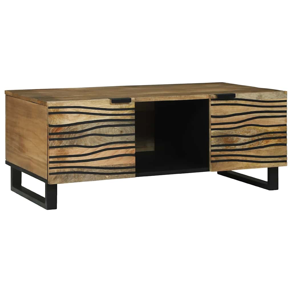 Table basse Marron et Noir 100 x 54 x 40 cm - XIOS