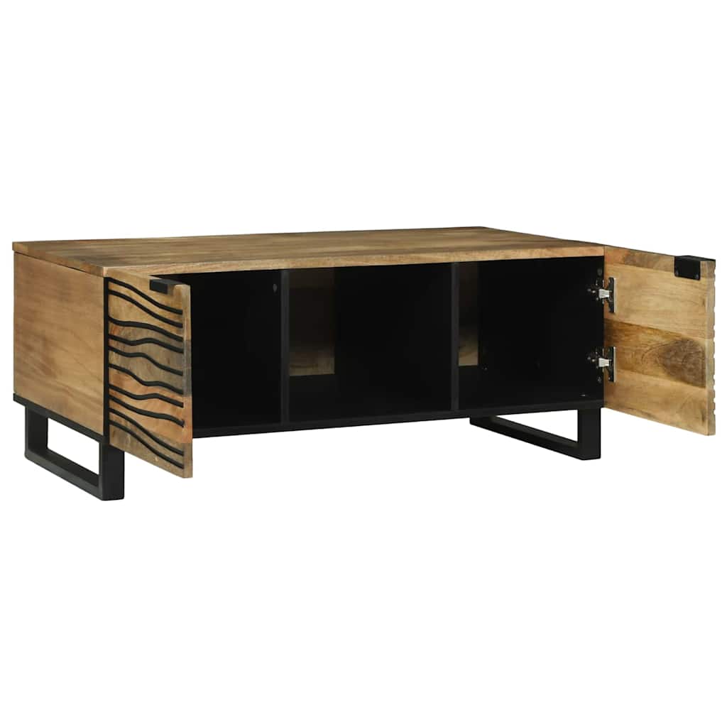 Table basse Marron et Noir 100 x 54 x 40 cm - XIOS