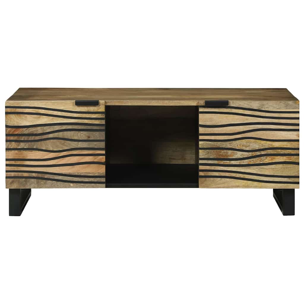 Table basse Marron et Noir 100 x 54 x 40 cm - XIOS