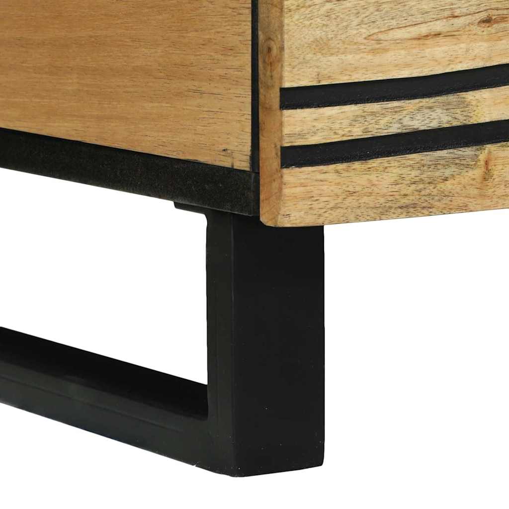 Table basse with Drawer Marron et Noir 80 x 54 x 40 cm - XIOS