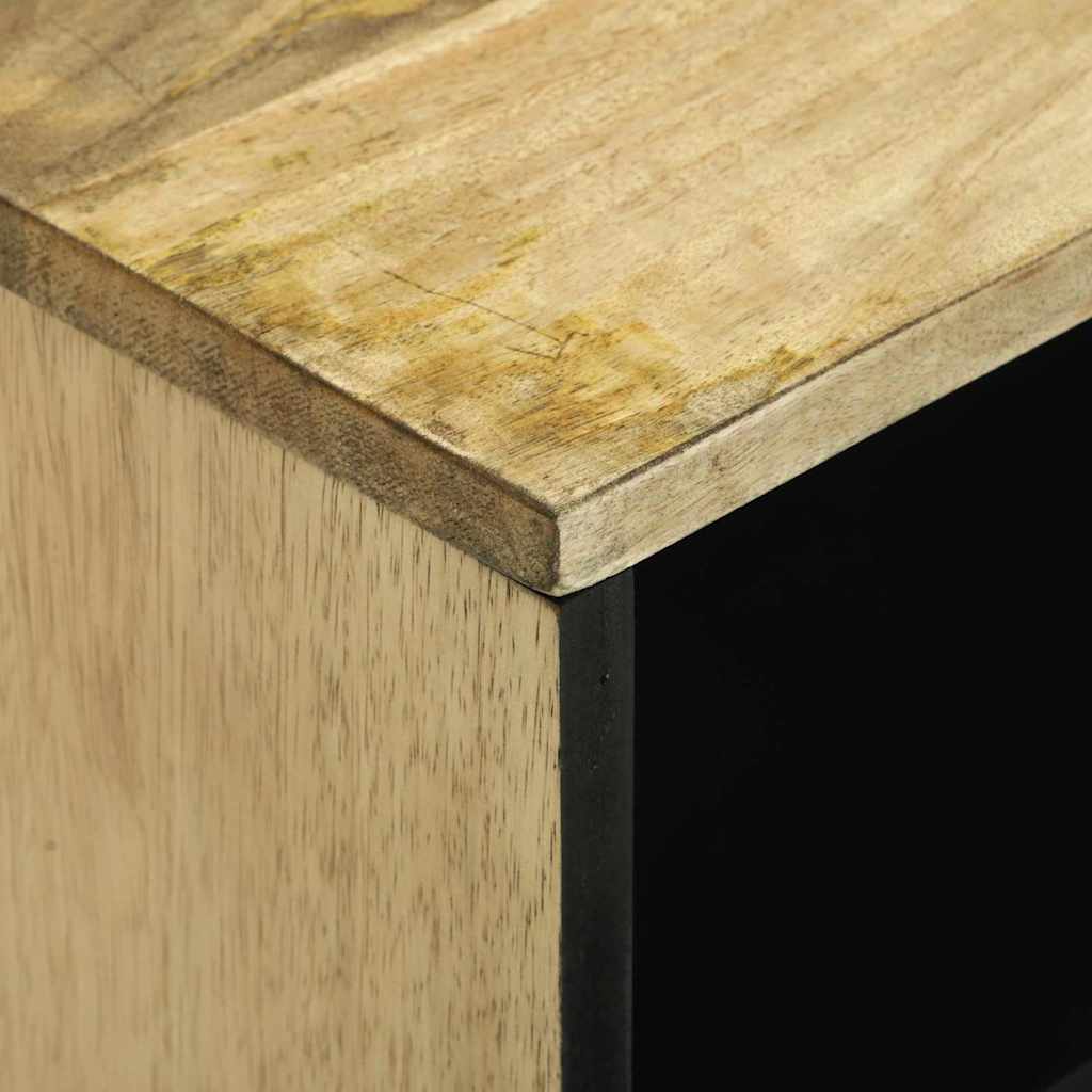 Meuble TV Marron 80 x 33 x 46 cm bois de manguier massif - XIOS