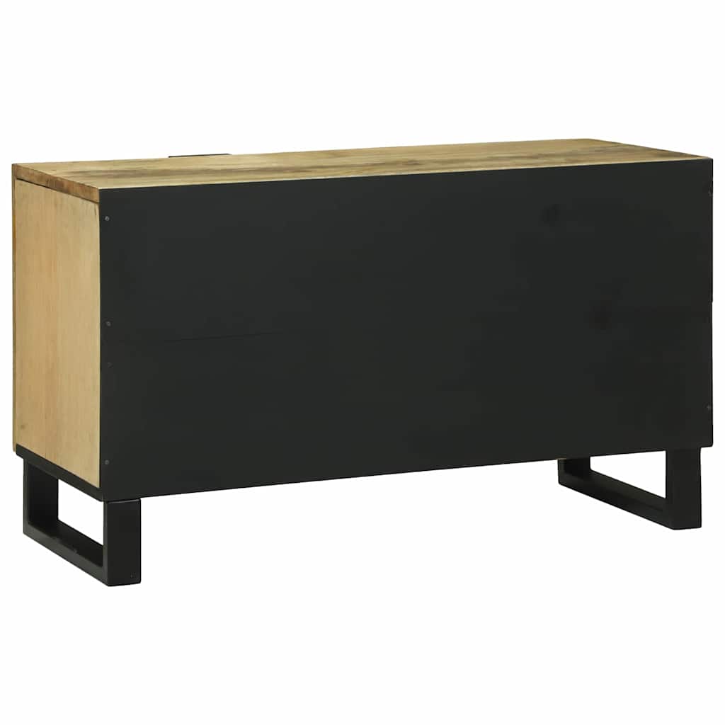 Meuble TV Marron 80 x 33 x 46 cm bois de manguier massif - XIOS