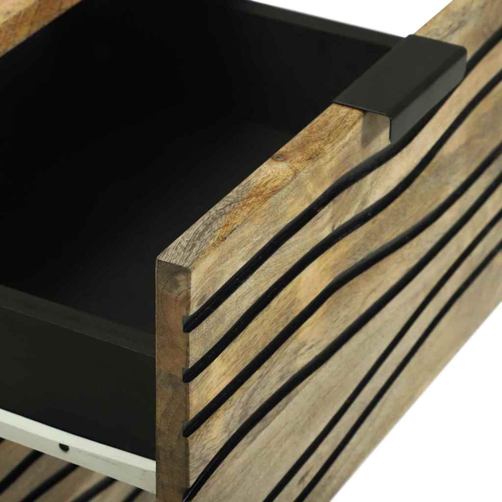 Buffet Marron 40 x 33 x 75 cm bois de manguier massif - XIOS