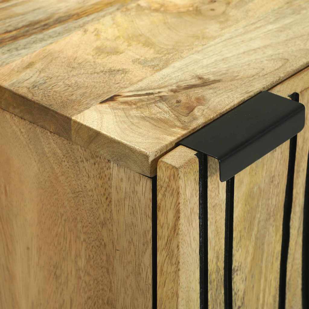 Buffet Marron 40 x 33 x 75 cm bois de manguier massif - XIOS