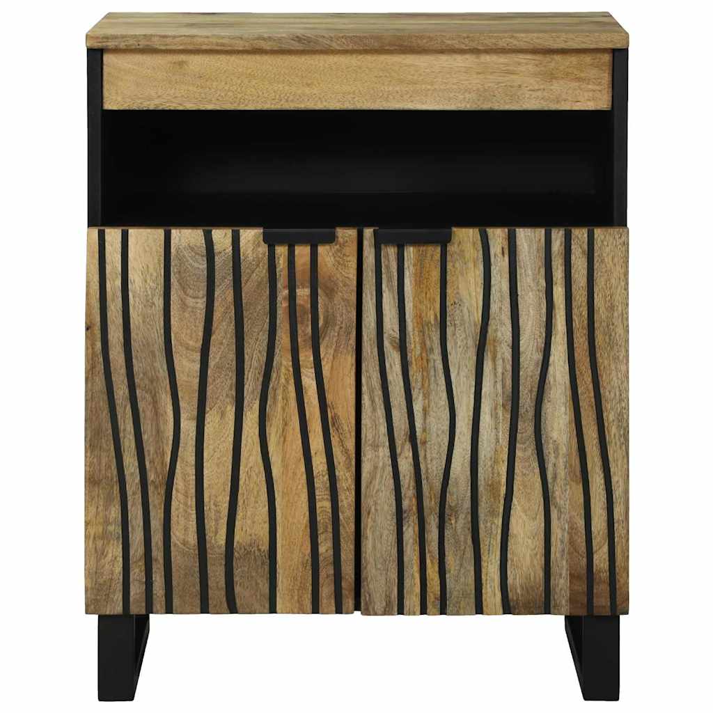 Buffet Marron 60 x 33 x 75 cm bois de manguier massif - XIOS