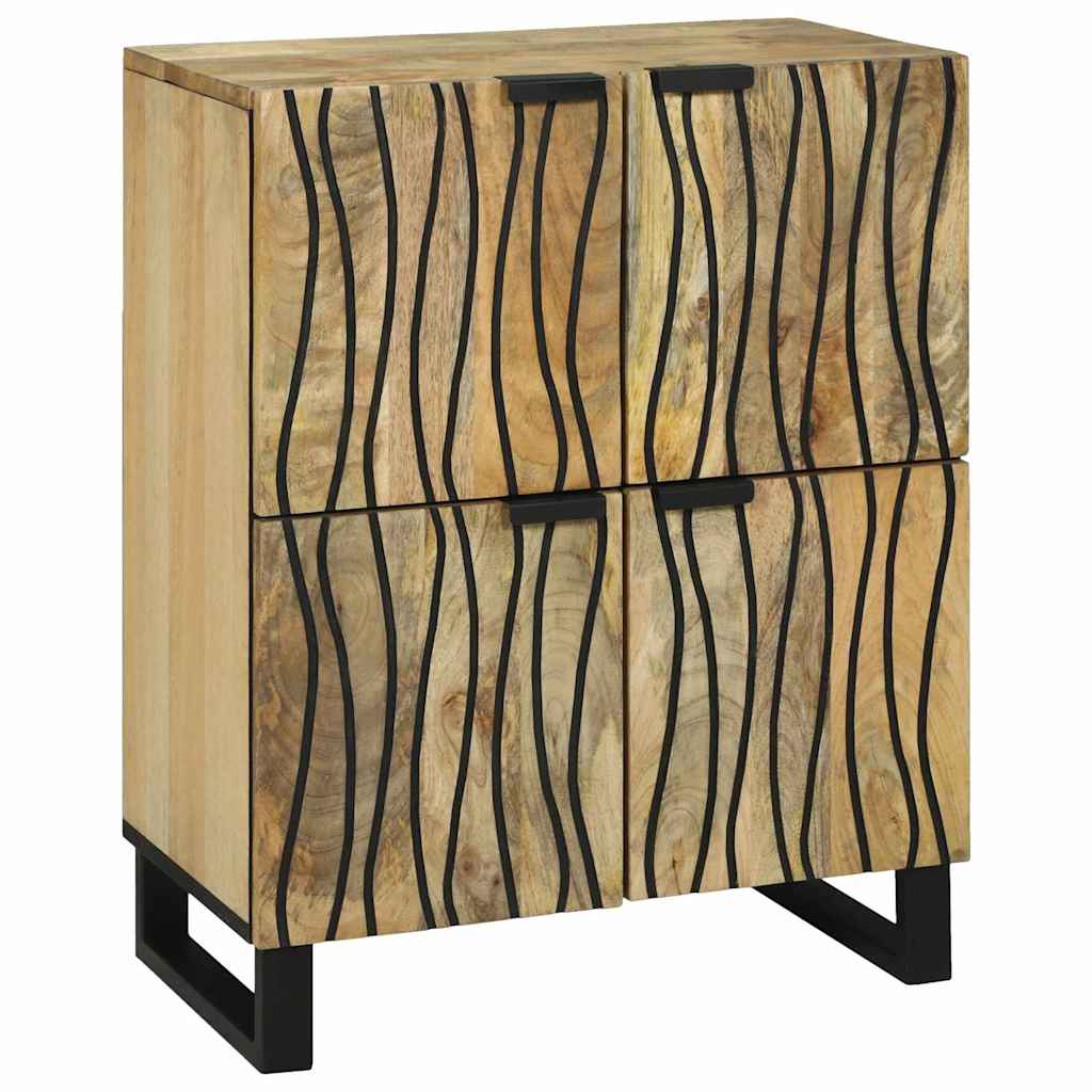 Buffet Marron 60 x 33 x 75 cm bois de manguier massif - XIOS