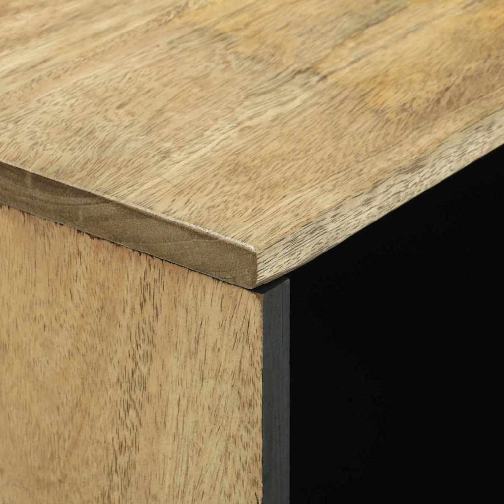 Buffet Marron 80 x 33 x 75 cm bois de manguier massif - XIOS