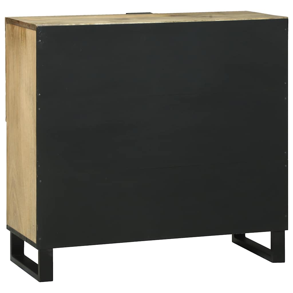 Buffet Marron 80 x 33 x 75 cm bois de manguier massif - XIOS