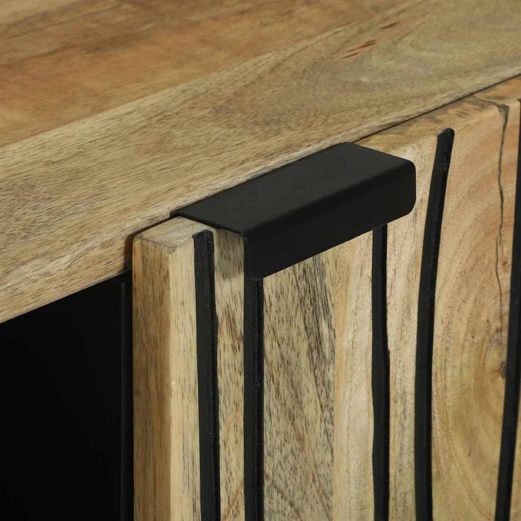 Buffet Marron 90 x 33 x 75 cm bois de manguier massif - XIOS