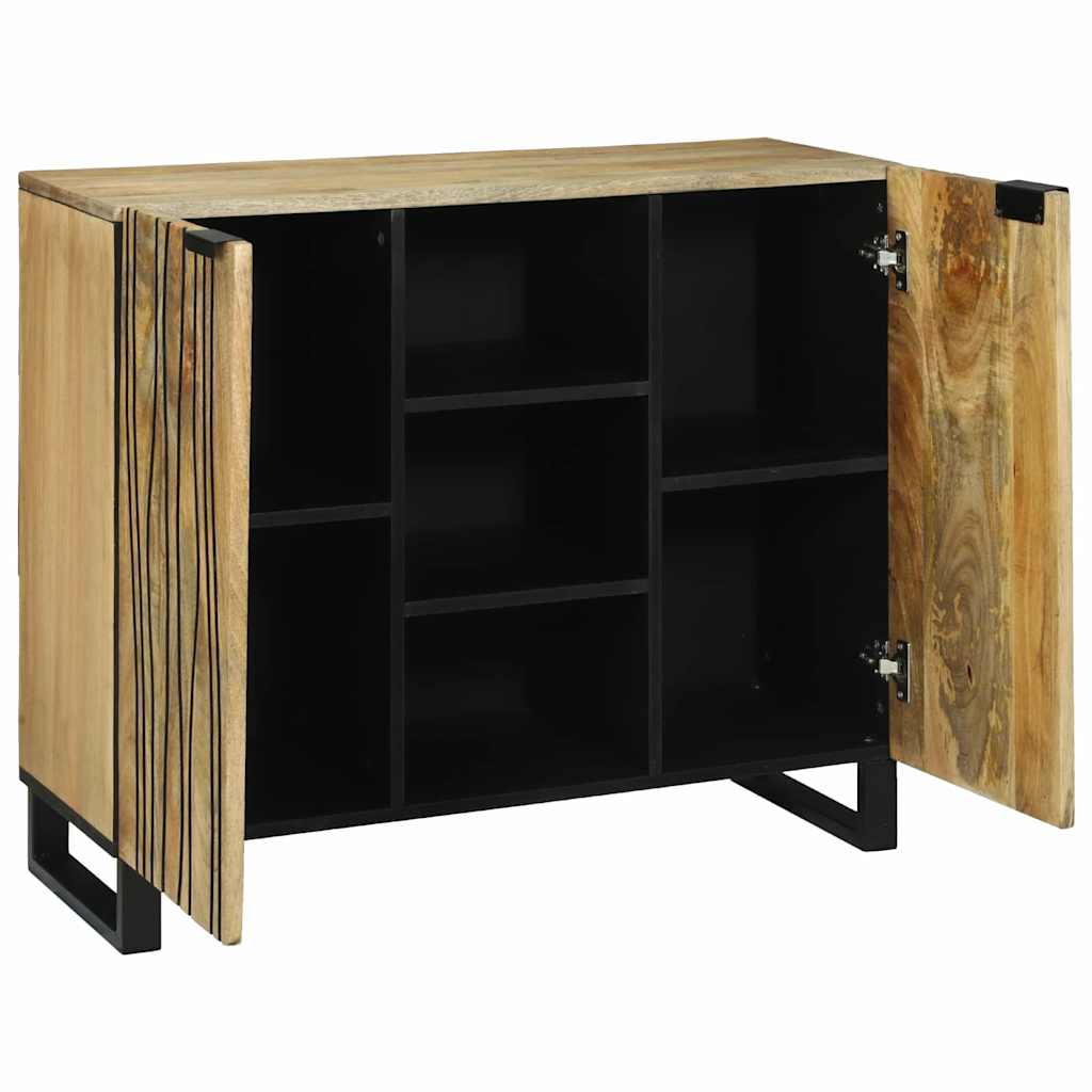 Buffet Marron 90 x 33 x 75 cm bois de manguier massif - XIOS
