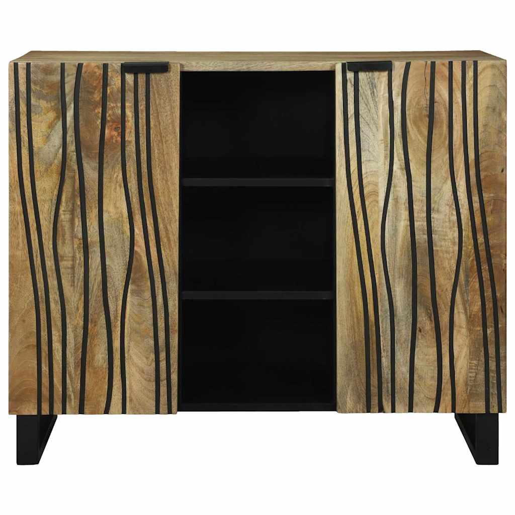 Buffet Marron 90 x 33 x 75 cm bois de manguier massif - XIOS