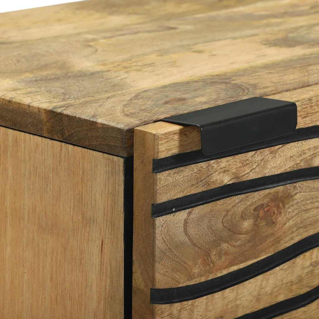 Highboard Marron 40 x 33 x 110 cm bois de manguier massif - XIOS