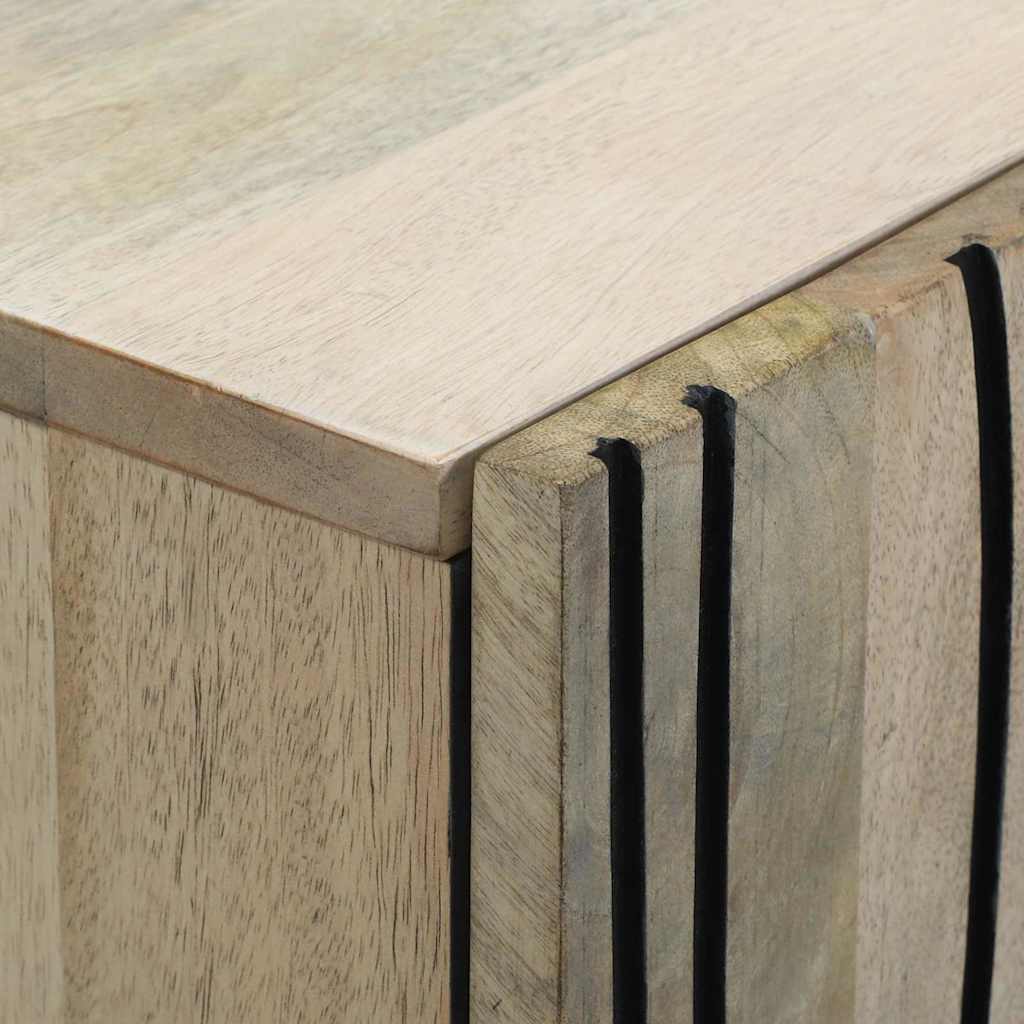 Buffet Blanc 60 x 33.5 x 75 cm Bois de manguier massif - XIOS