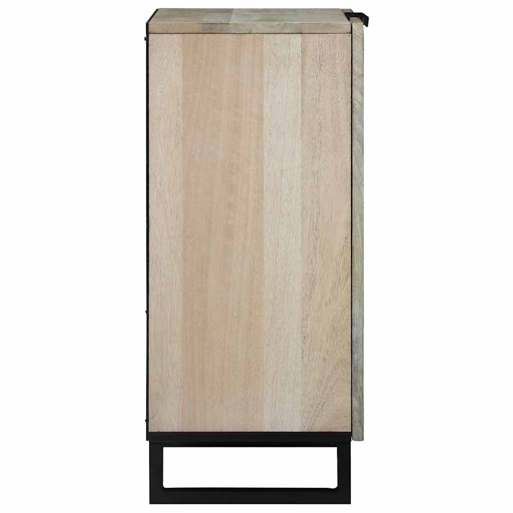 Buffet Blanc 60 x 33.5 x 75 cm Bois de manguier massif - XIOS