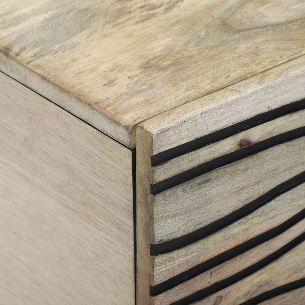 Table basse Blanc, Noir 100 x 54 x 40 cm - XIOS