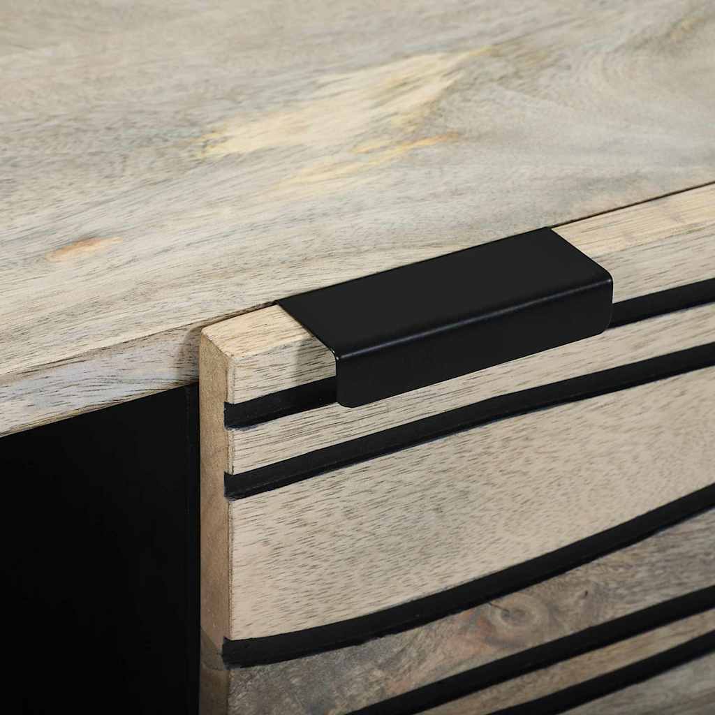 Table basse Blanc, Noir 100 x 54 x 40 cm - XIOS