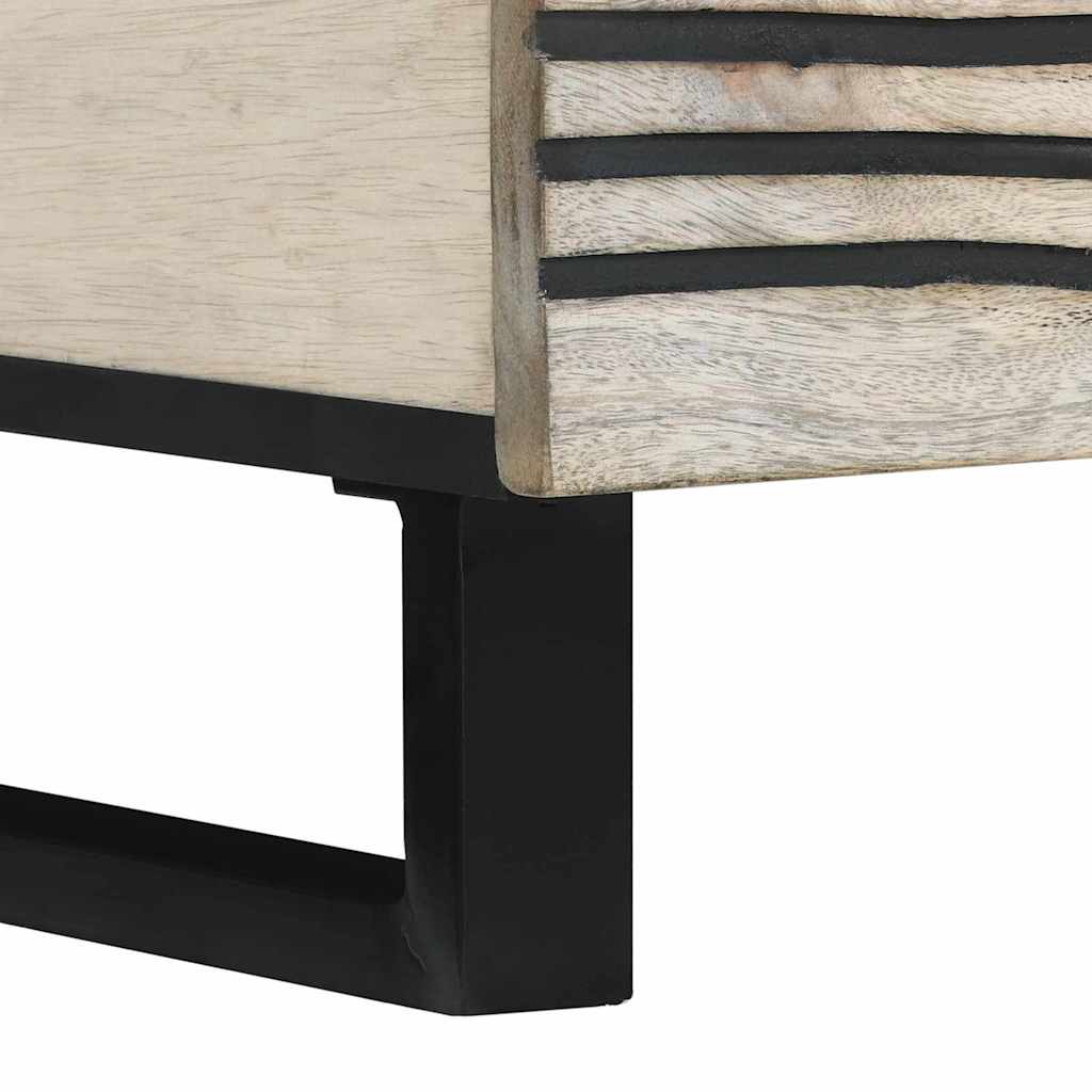 Table basse Blanc, Noir 100 x 54 x 40 cm - XIOS