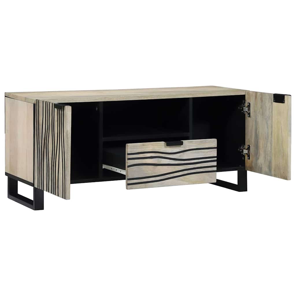 Unites TV avec tiroir Blanc 105 x 33 x 46 cm Bois d'ingénierie - XIOS