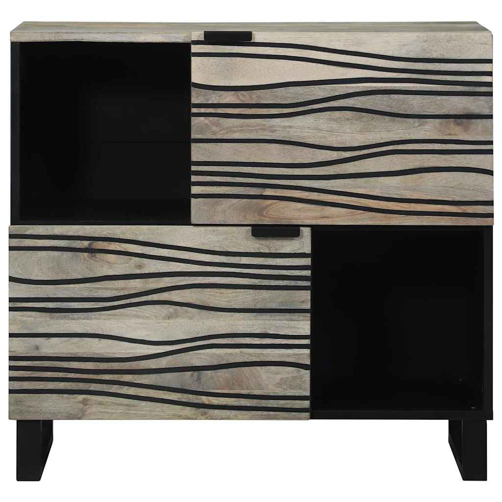 Buffet Blanc 80 x 33 x 75 cm bois de manguier massif - XIOS