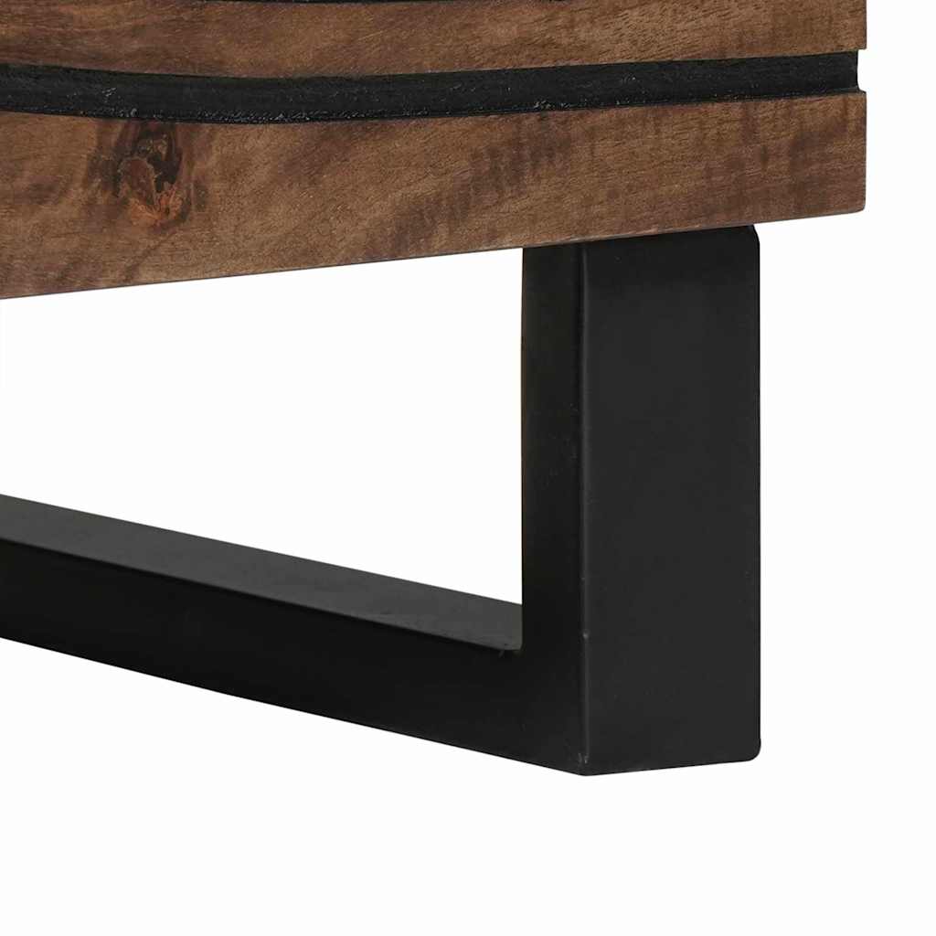 Cabinet de chevet Noyer 40 x 33 x 46 cm bois de manguier massif - XIOS