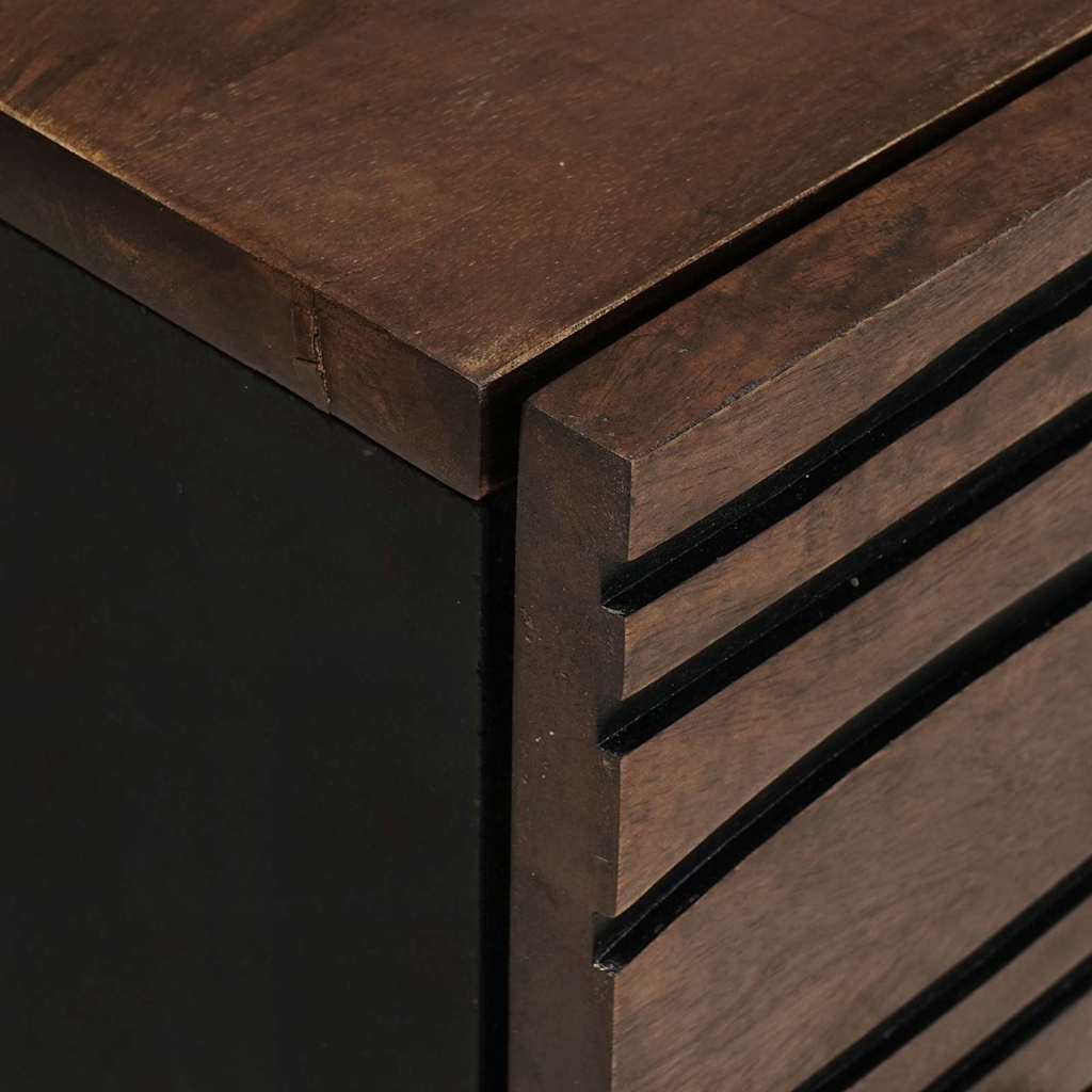 Table de chevet Noyer 50 x 33 x 60 cm Bois d'ingénierie - XIOS