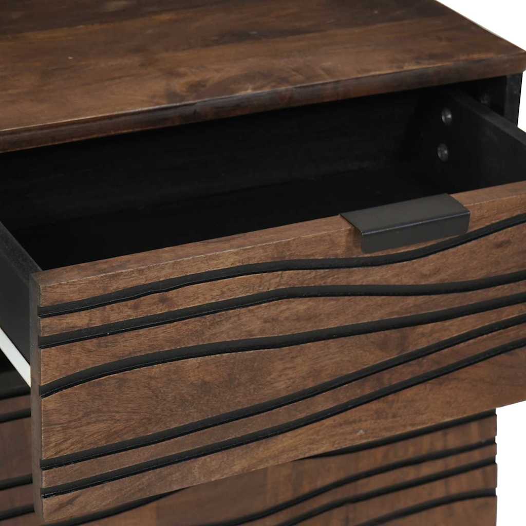 Table de chevet Noyer 50 x 33 x 60 cm Bois d'ingénierie - XIOS