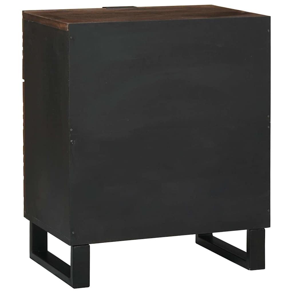 Table de chevet Noyer 50 x 33 x 60 cm Bois d'ingénierie - XIOS
