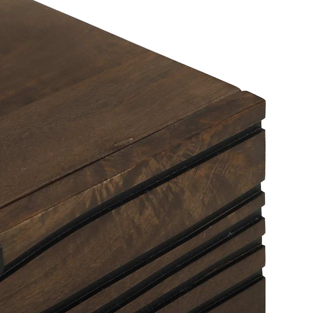 Cabinet de chevet Noyer 50 x 33 x 60 cm bois de manguier massif - XIOS