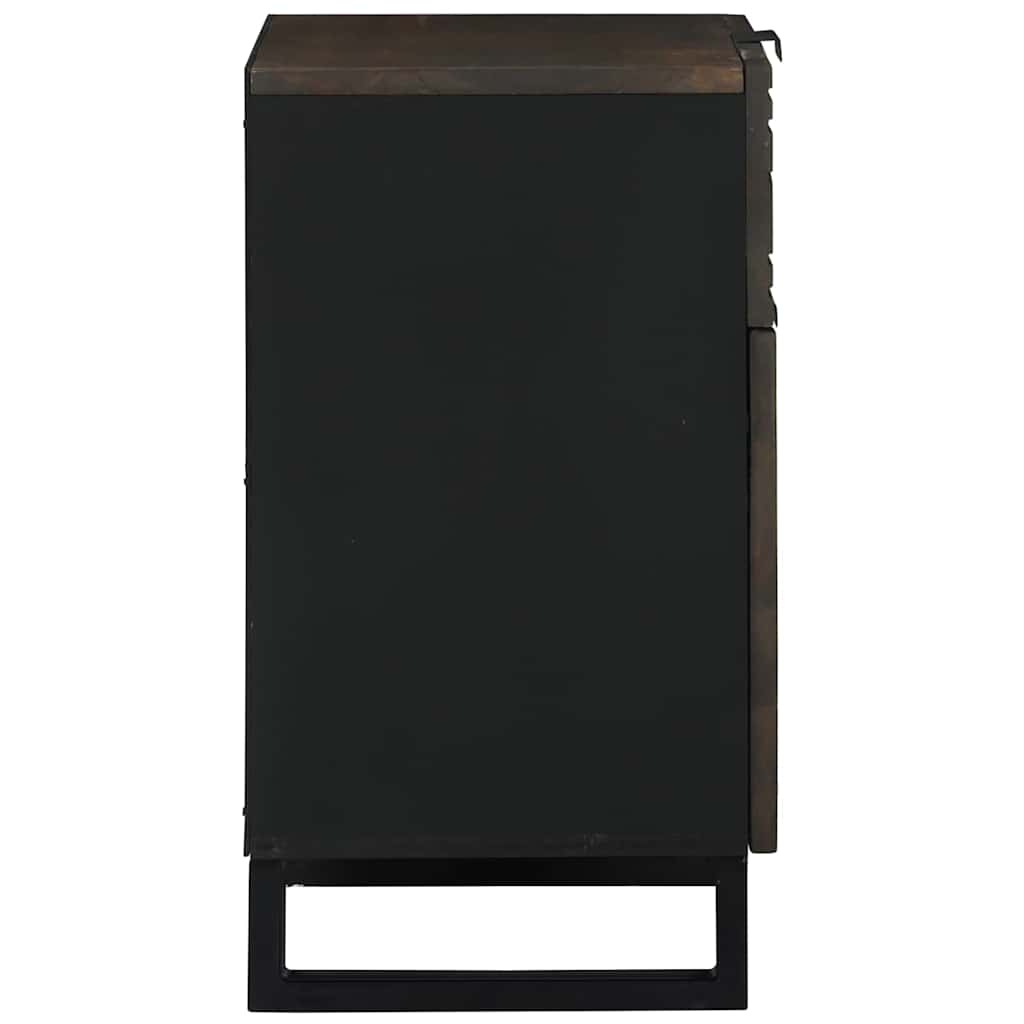 Cabinet de chevet Noyer 50 x 33 x 60 cm bois de manguier massif - XIOS