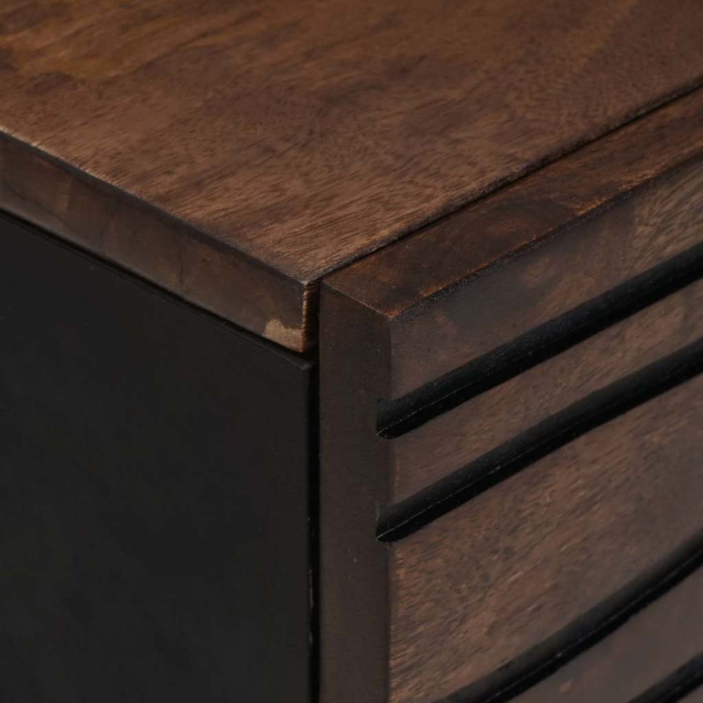 Table basse Marron et Noir 100 x 54 x 40 cm - XIOS