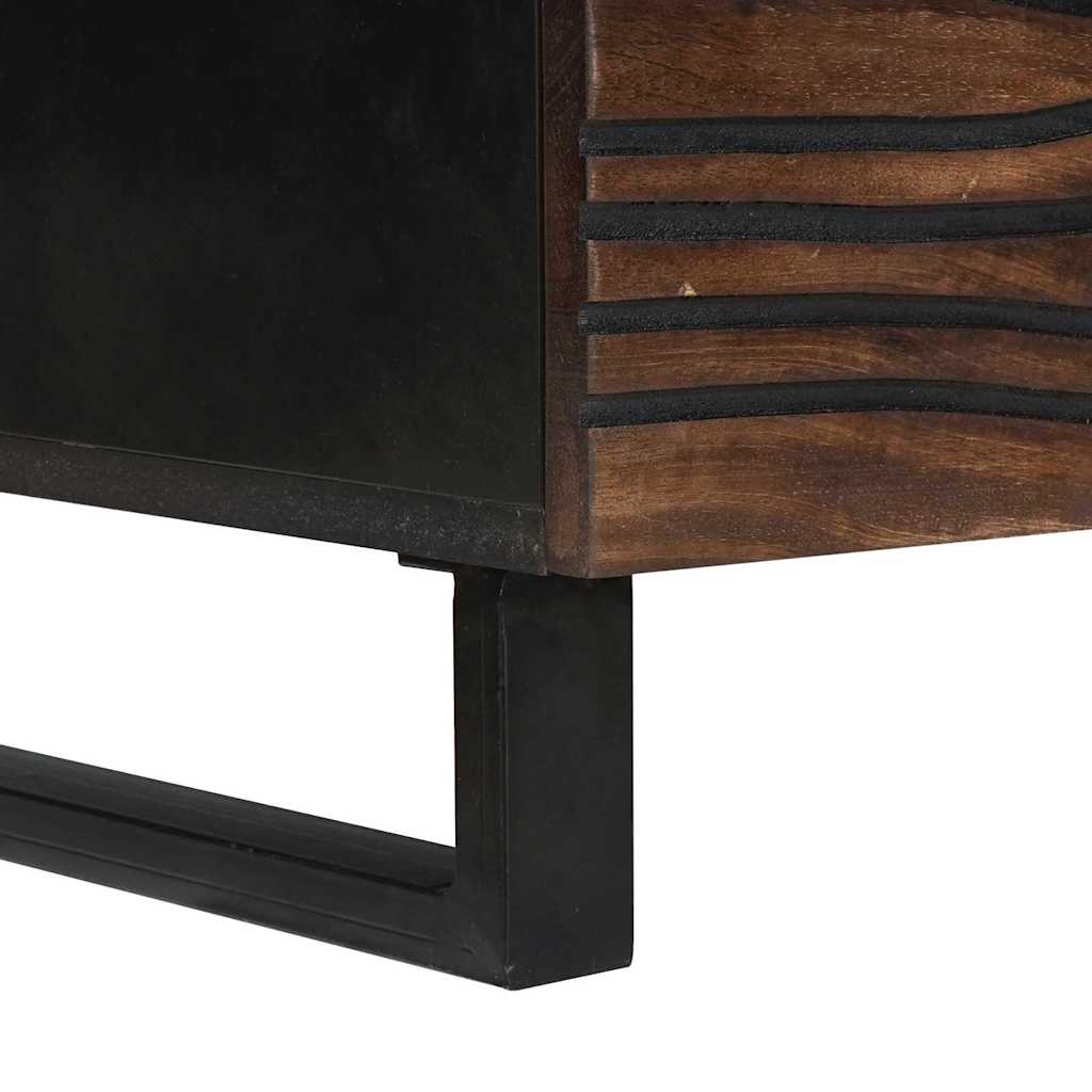 Table basse Marron et Noir 100 x 54 x 40 cm - XIOS