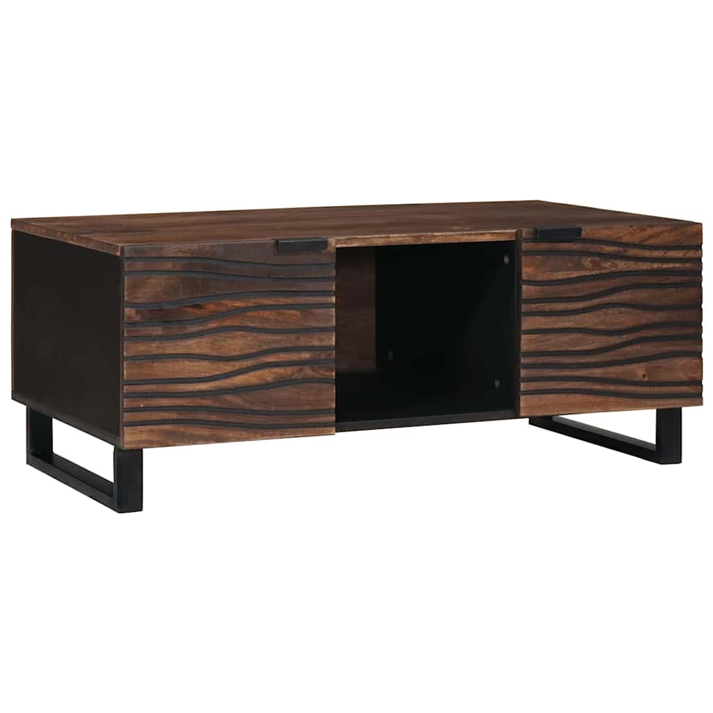 Table basse Marron et Noir 100 x 54 x 40 cm - XIOS