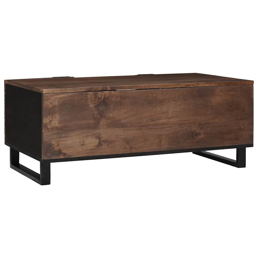 Table basse Marron et Noir 100 x 54 x 40 cm - XIOS