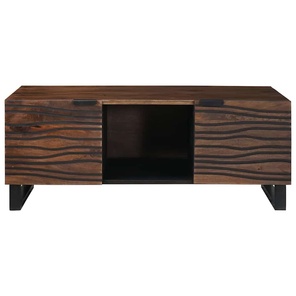 Table basse Marron et Noir 100 x 54 x 40 cm - XIOS