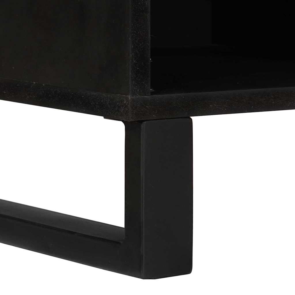 Cabinet de télé Marron 105 x 33 x 46 cm bois de manguier massif - XIOS