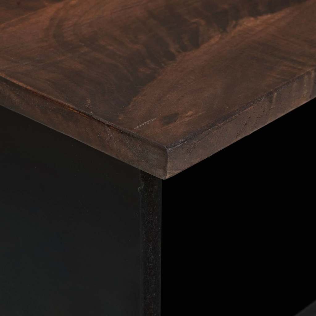 Cabinet de télé Marron 105 x 33 x 46 cm bois de manguier massif - XIOS