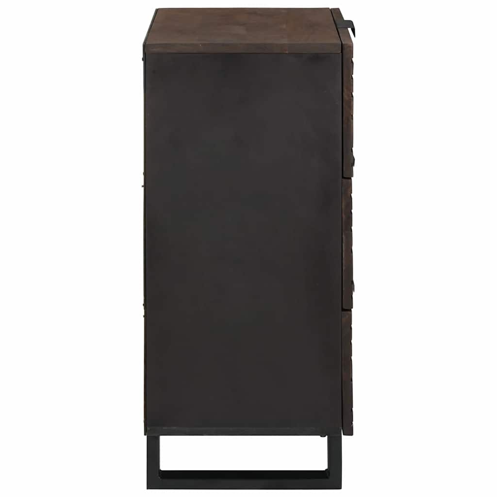 Buffet Marron 40 x 33 x 75 cm bois de manguier massif - XIOS