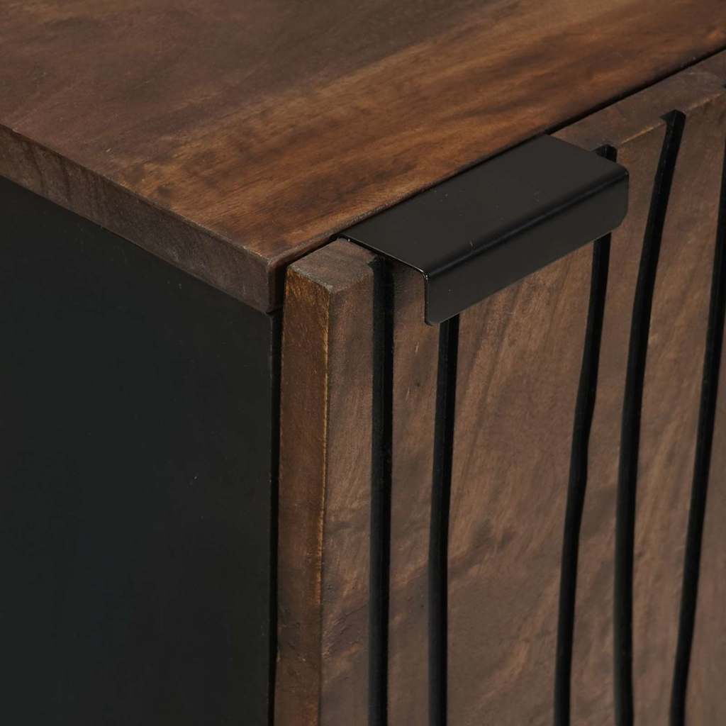 Buffet Marron 40 x 33 x 75 cm bois de manguier massif - XIOS