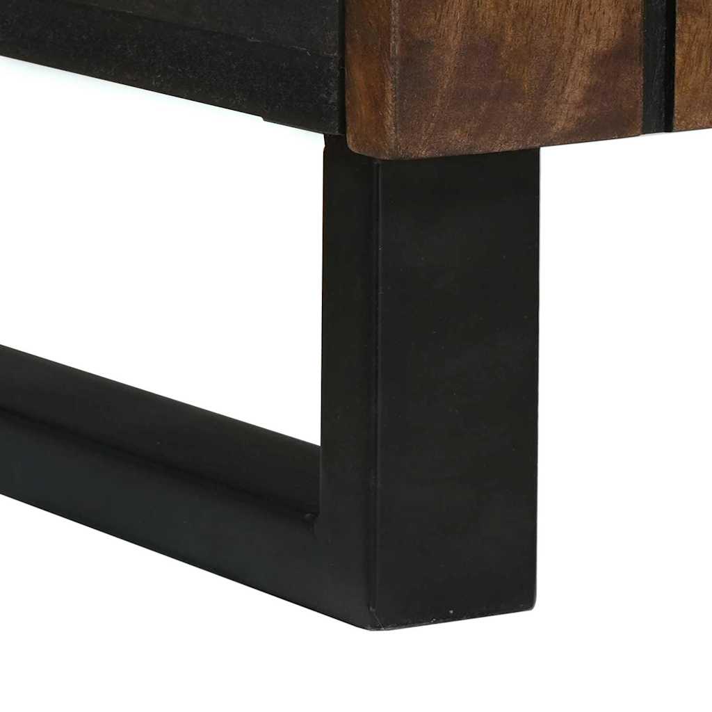 Buffet Marron 40 x 33 x 75 cm bois de manguier massif - XIOS