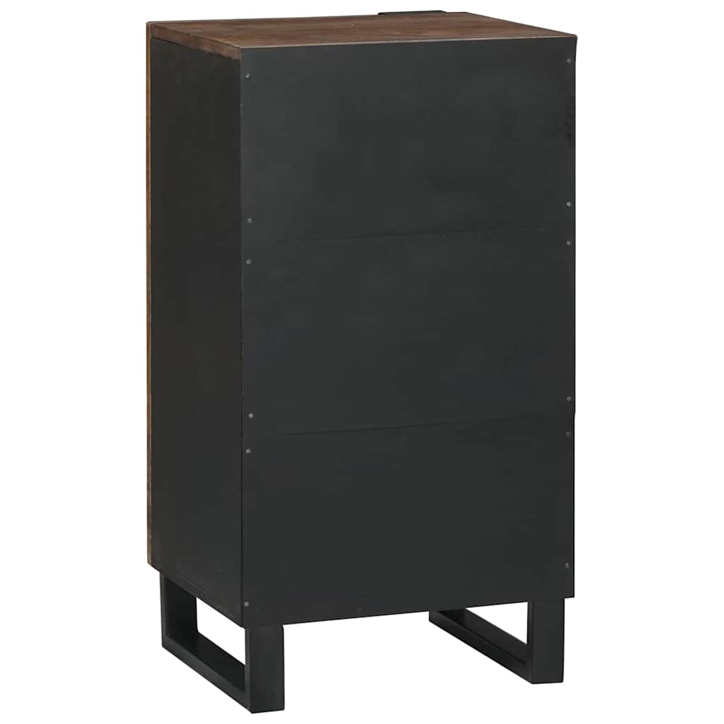 Buffet Marron 40 x 33 x 75 cm bois de manguier massif - XIOS