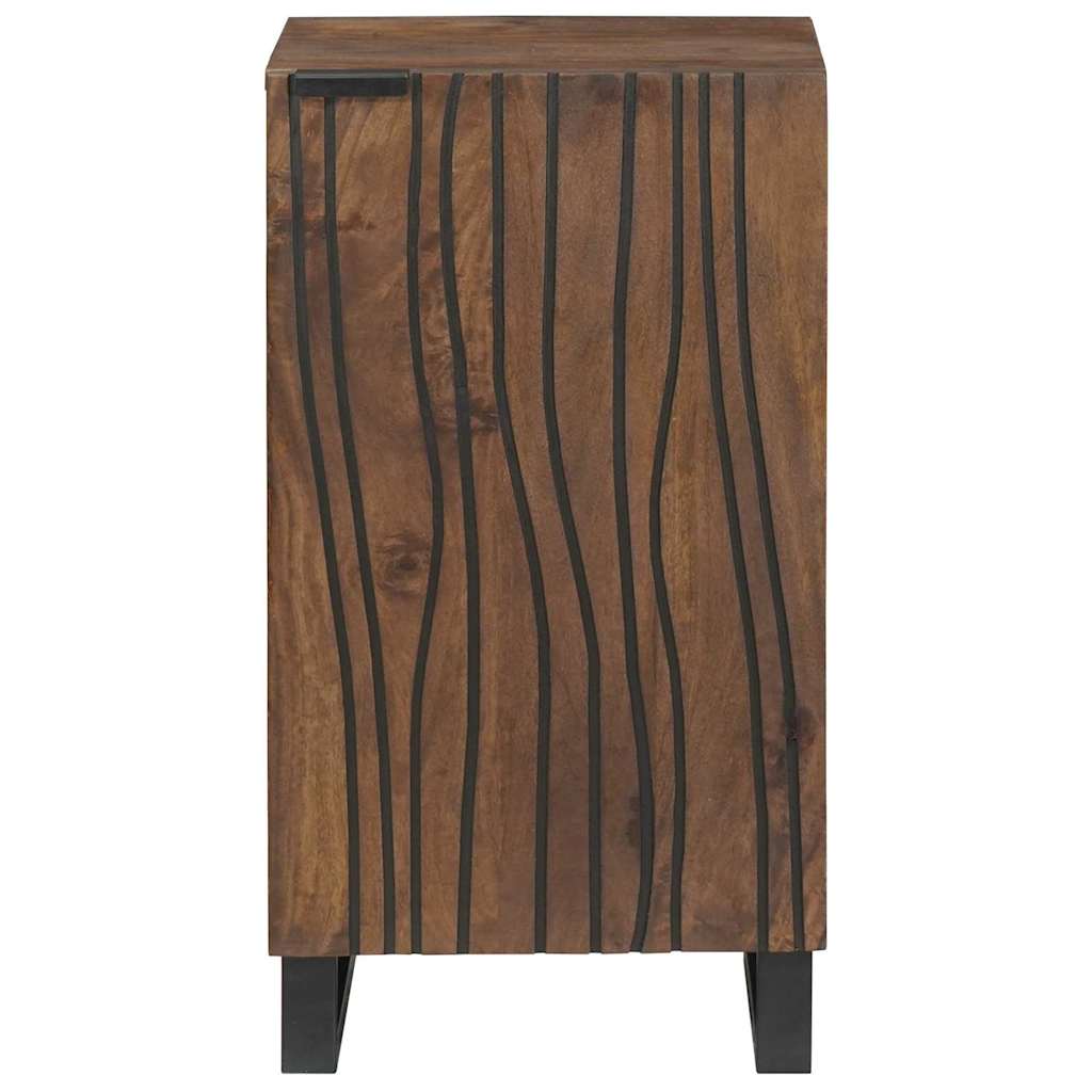 Buffet Marron 40 x 33 x 75 cm bois de manguier massif - XIOS