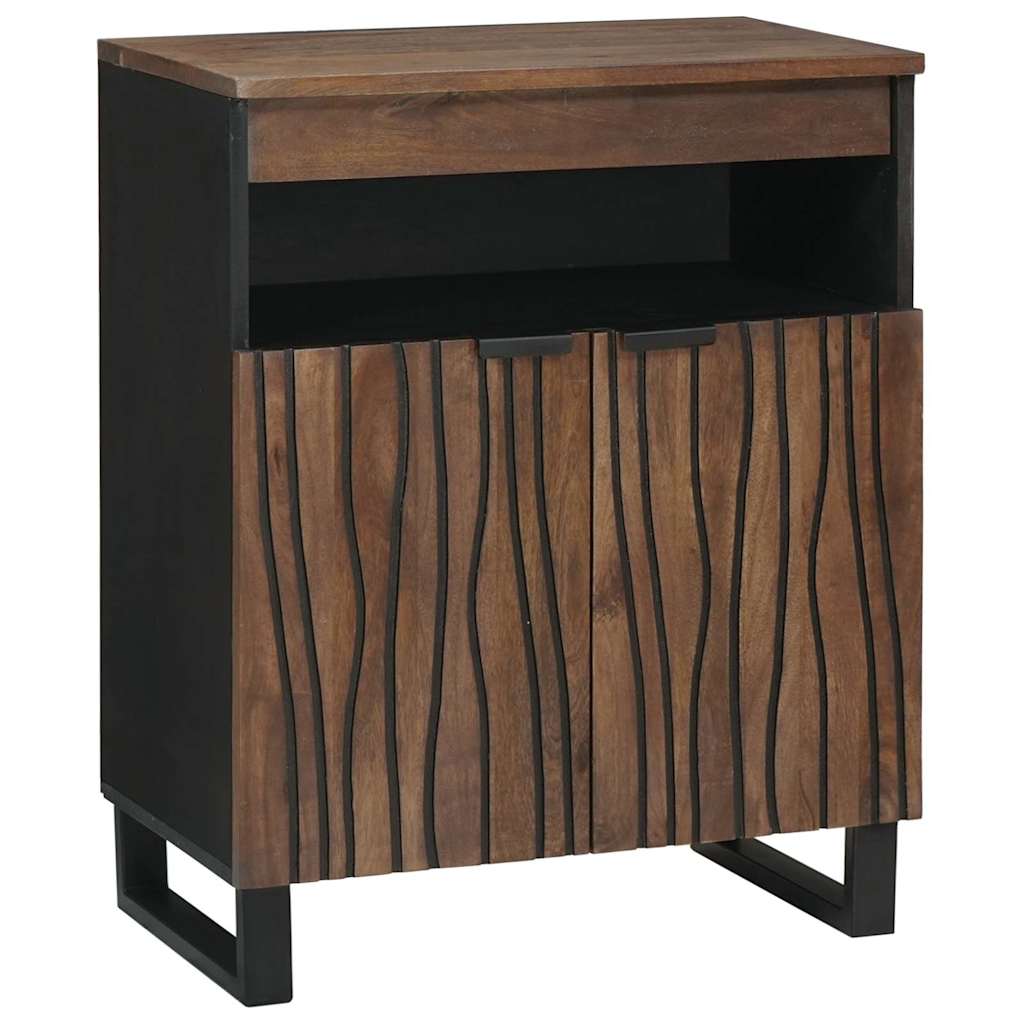 Buffet Marron 60 x 33 x 75 cm bois de manguier massif - XIOS