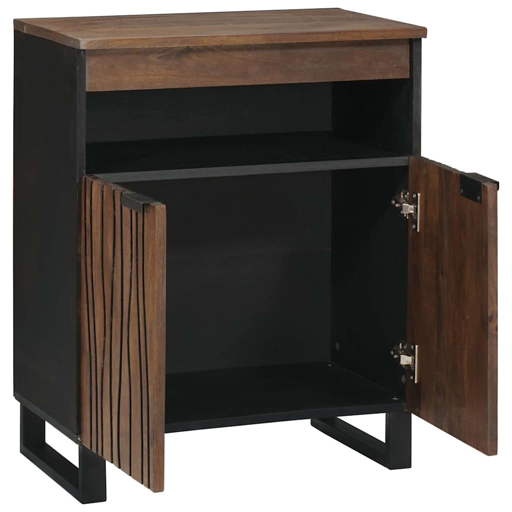 Buffet Marron 60 x 33 x 75 cm bois de manguier massif - XIOS