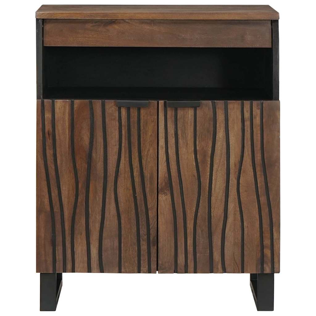 Buffet Marron 60 x 33 x 75 cm bois de manguier massif - XIOS