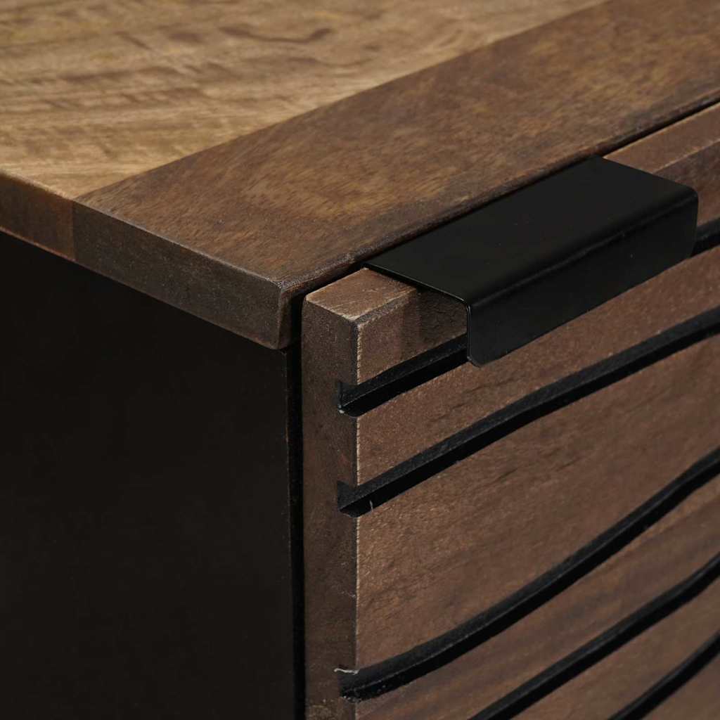 Haut Armoire Marron 40 x 33 x 110 cm bois de manguier massif - XIOS