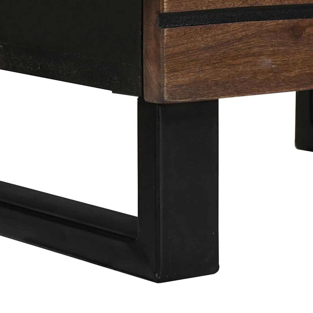 Haut Armoire Marron 40 x 33 x 110 cm bois de manguier massif - XIOS