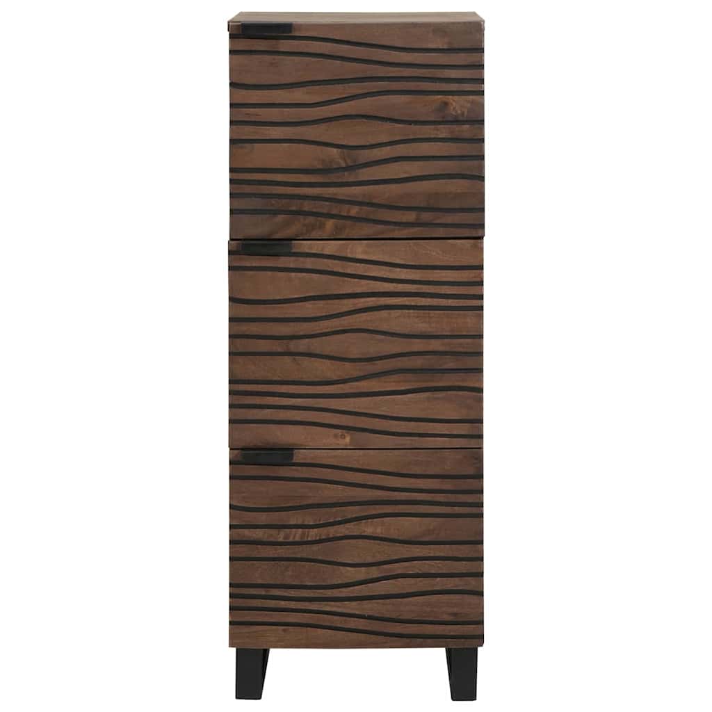 Haut Armoire Marron 40 x 33 x 110 cm bois de manguier massif - XIOS